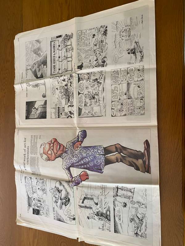 `In Memory of Mandela` newspaper supplement